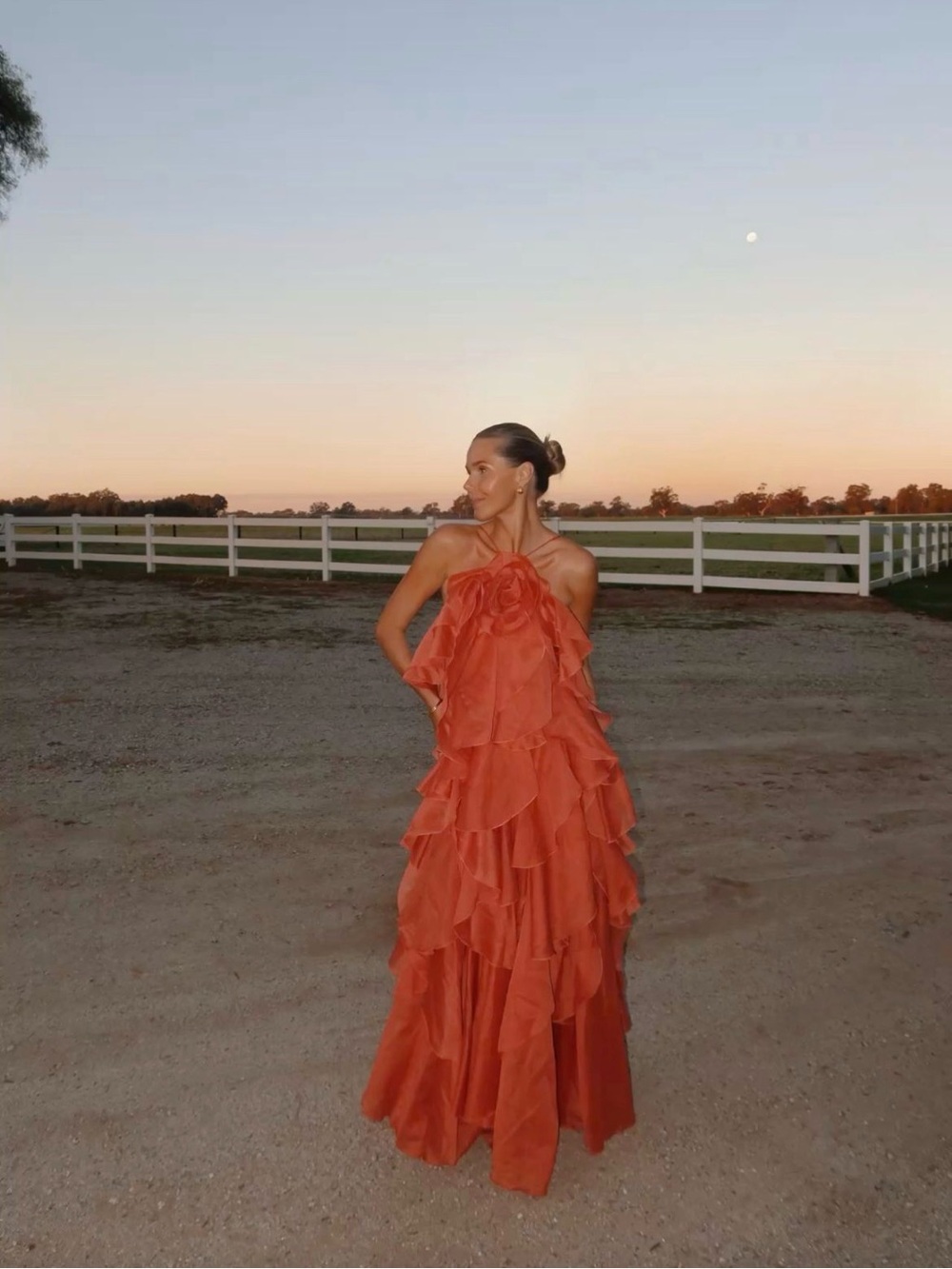 Aje Pandorea Layered Maxi Dress